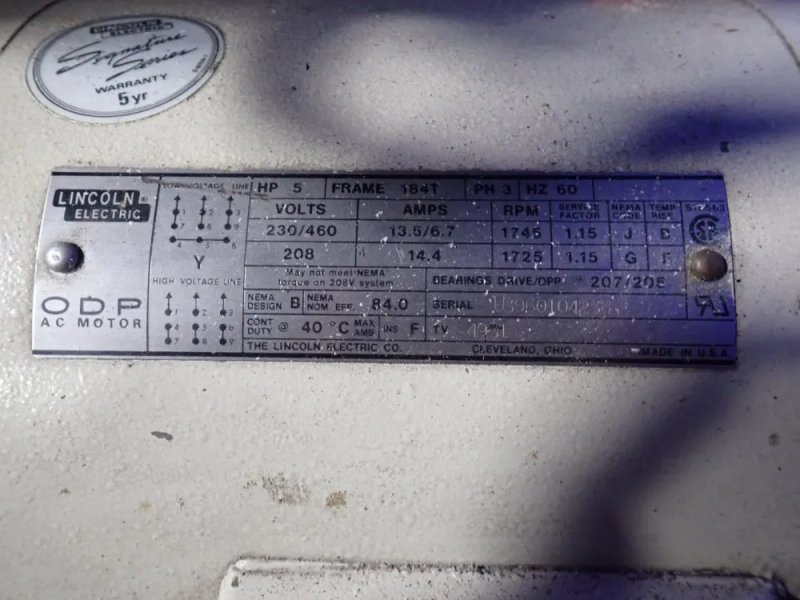 Nelmor Co Inc 5 Hp Granulator - G1012p1