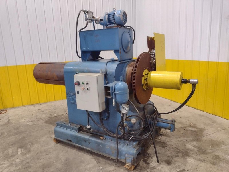 10,000 LB X 42” B&amp;K MOTORIZED UNCOILER COIL REEL : STOCK #22955