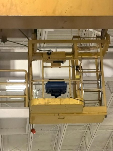 33 TON P&amp;H DOUBLE GIRDER OVERHEAD BRIDGE CRANE. STOCK # 1085726