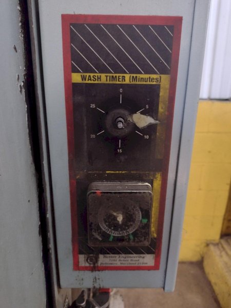27" X 36" BETTER ENGINEERING MODEL #200ZX PARTS WASHER: STOCK #16191