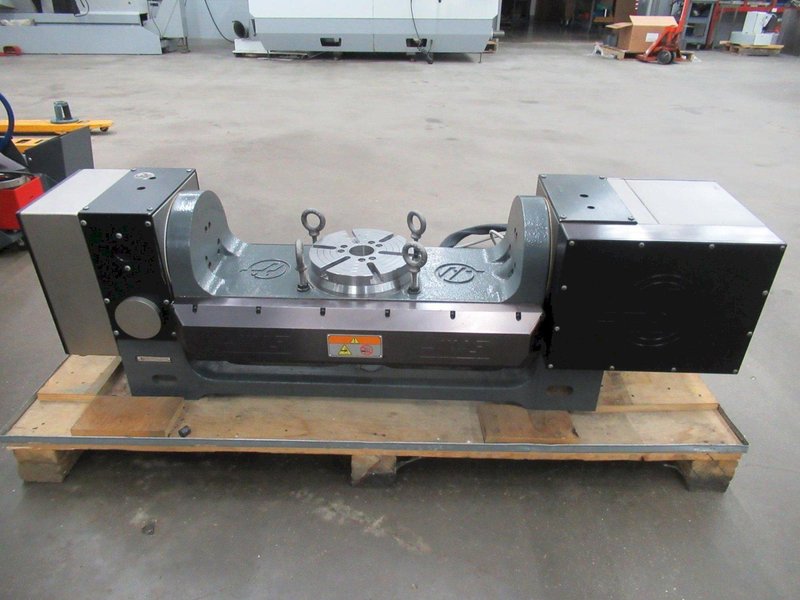 Haas TR-210 Trunnion Type 2-Axis Rotary Table 8.25" Diameter Platen, Sigma-5 Brushless Servo Motors