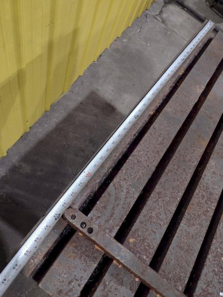 18" X 40" X 2.5" STEEL BOLSTER T-SLOT PLATE: YOBRO #25182