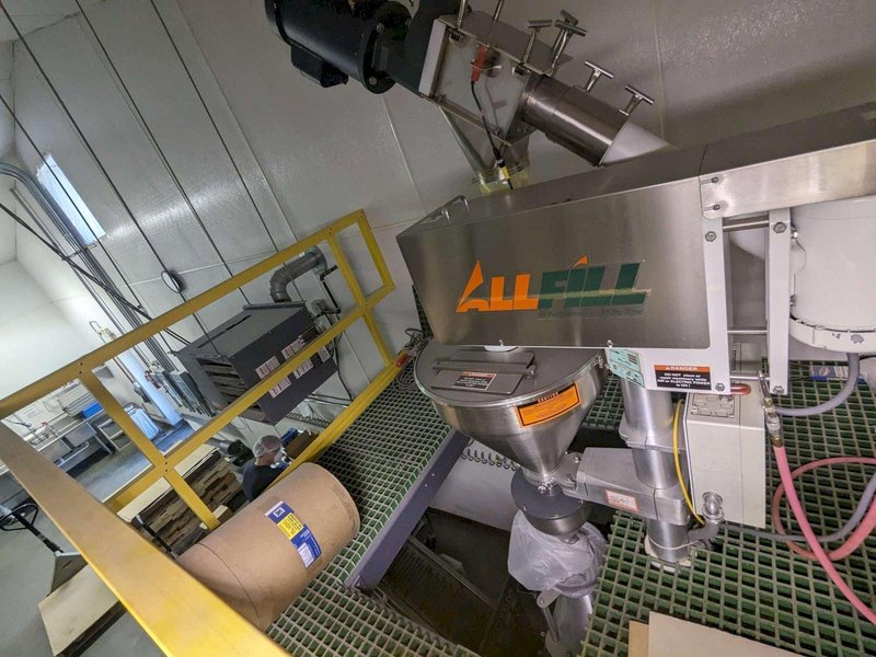 AllFill B-600 Semi-Automatic Auger Filler, 2009 – With Mezzanine, Video Available