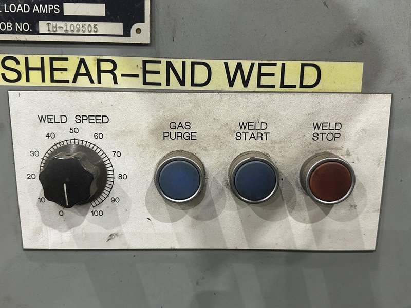10" GUILD MODEL #PSA-200 SHEAR END COIL STRIP WELDER: STOCK #22606