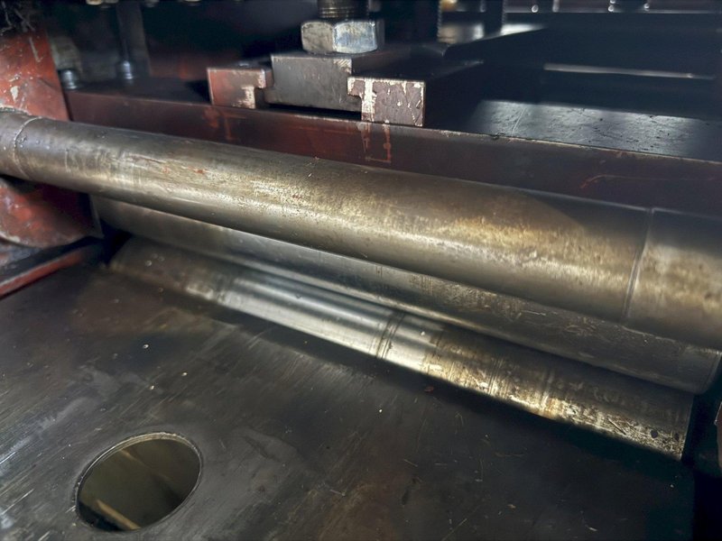 3,300 LB x 11.8" x .126" ORII SERVO FEEDLINE W/ DUAL UNCOILER. STOCK # 0130025.