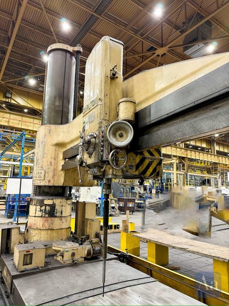 12' X 26" CARLTON MODEL #5A TRAVELING BASE RADIAL ARM DRILL: STOCK #21125