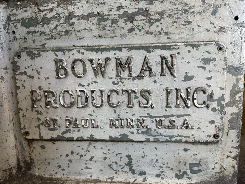 36” X 42” BOWMAN MODEL #DM3-42 DIE SEPERATOR / HANDLER / PROCESSOR WITH WORK HEAD: STOCK #19517