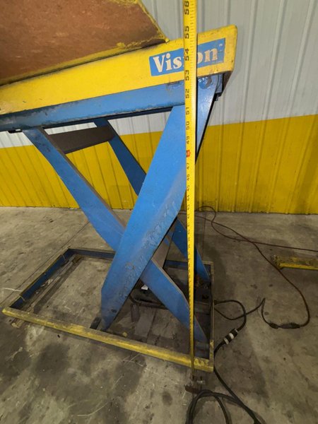 2,500 LBS 48" X 58" BISHAMON ELECTRIC PLATFORM LIFT TABLE: STOCK #23434