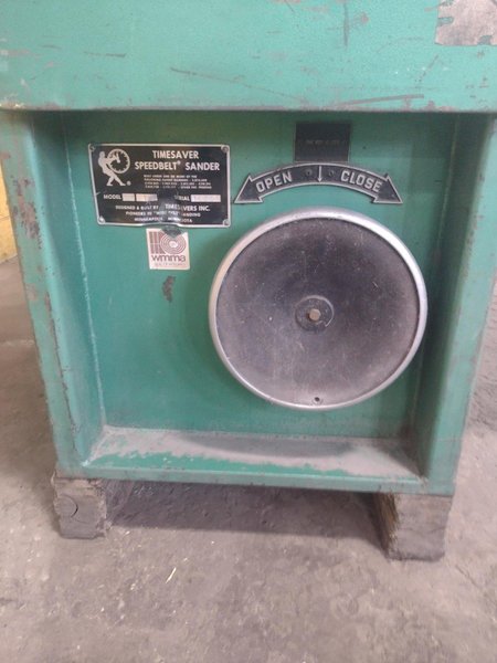 25" X 40 HP TIMESAVER MODEL #325-1 SINGLE DRUM BELT GRINDER &amp; SANDER: LOT #15796