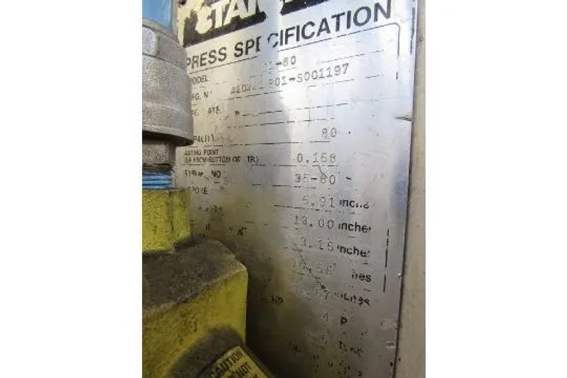 STAMTEC 88 TON GAP FRAME PRESS, STOCK# 14246J