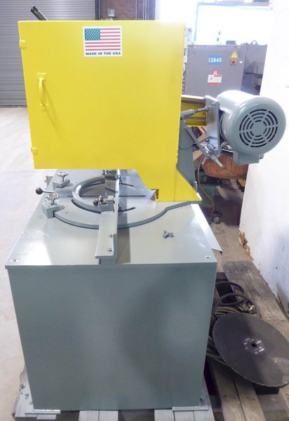 20"/22" Kalamazoo Abrasive Saw KM20-22, Double Miter, Air Vise, 20 HP, 4" Solids