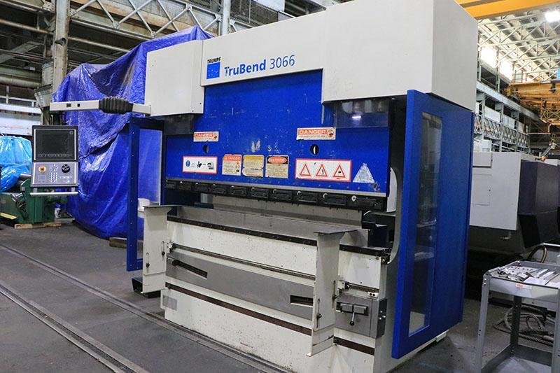 73 Ton X 80" TRUMPF Hydraulic Press Brake, Model TruBend 3066