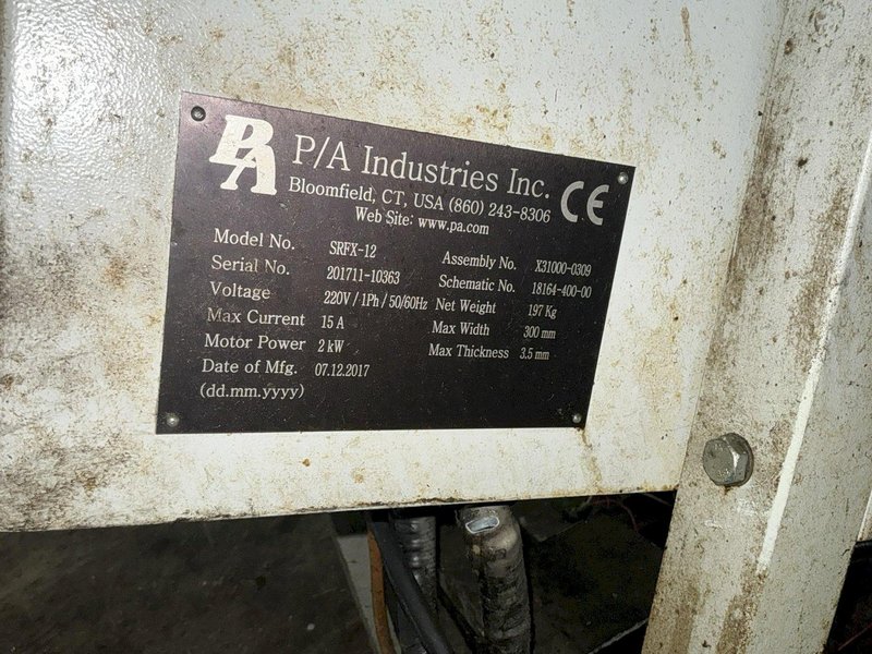 12” X .138" PA MODEL #SRFX-12 350 ADVANTAGE COIL SERVO FEEDER &amp; CONTROL, NEW 2017: YOBRO #26031