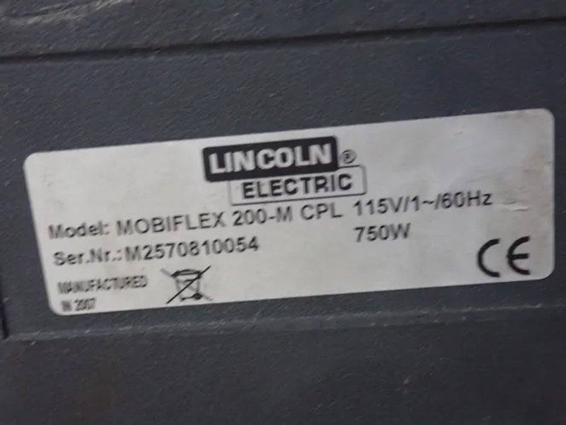 Lincoln Electric  Fume Extractor  - Moblflex 200-mcfl