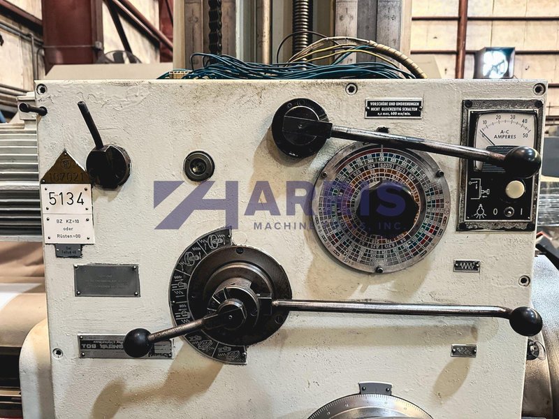 4" TOS Model W100A Table Type Horizontal Boring Mill