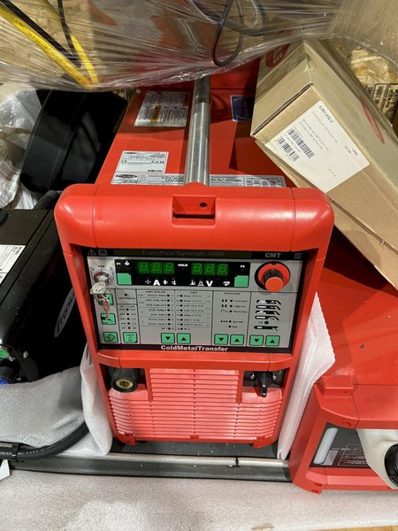 FRONIUS TRANSPULS AUTOMATED WELDING SYSTEM WITH AMET XM CONTROLS, NEW ON SKID: STOCK #23303