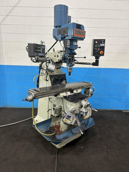 3 HP BAILEIGH MODEL #949-3 VERTICAL RAM TYPE MILL: STOCK #77114