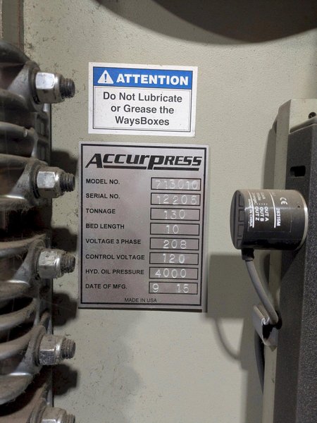 2015 ACCURPRESS 713010