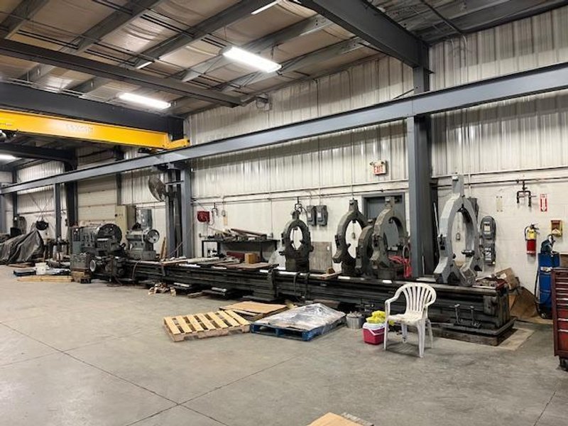 53" x 396" POREBA TR 135B2/10M LATHE. STOCK # 0131425