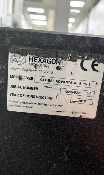 2015 HEXAGON Global Advantage 9.15.8 | Coordinate Measuring Machines