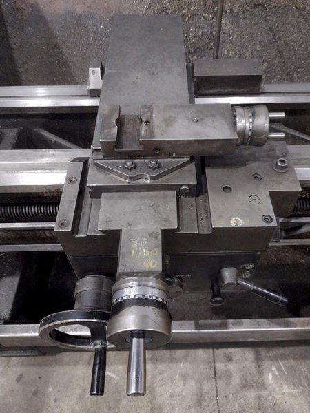 13" X 50" CLAUSING COLCHESTER MODEL #13 ENGINE LATHE 1.65" HOLE: STOCK #23357