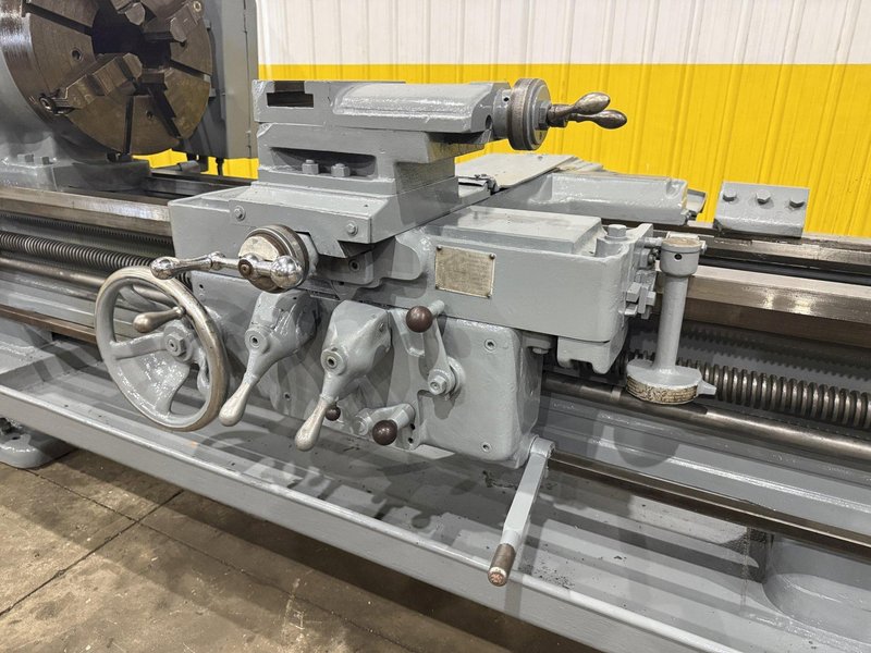 28" X 144" LODGE &amp; SHIPLEY 8-7/8" HOLLOW SPINDLE ENGINE LATHE 8-7/8" HOLE: STOCK #24032