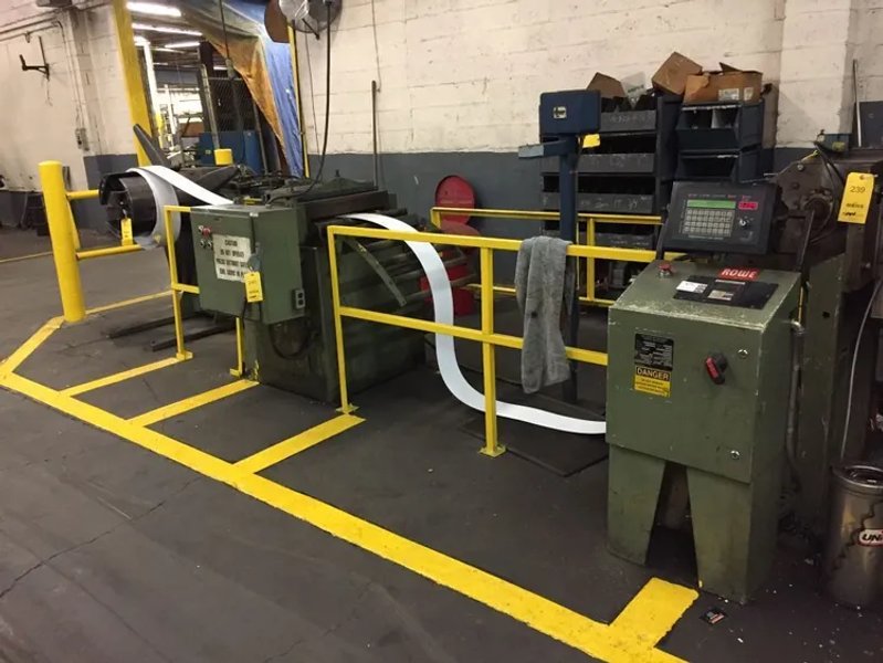 CWP/ROWE 8,000 lb x 15" WIDE X .093 SERVO FEED LINE, STOCK# 13987J