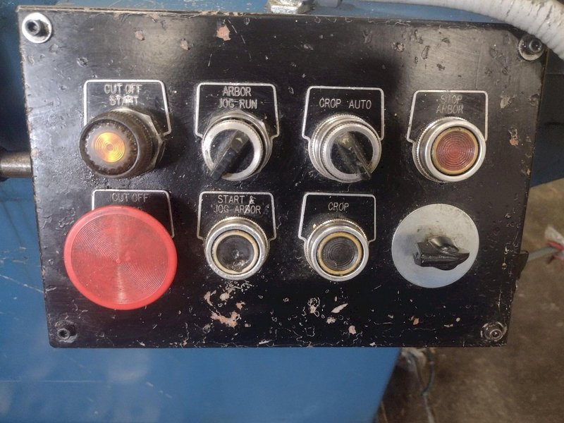 1/4" PATTERSON MODEL #1975 WIRE STRAIGHTENER &amp; CUTOFF MACHINE: STOCK #0318922
