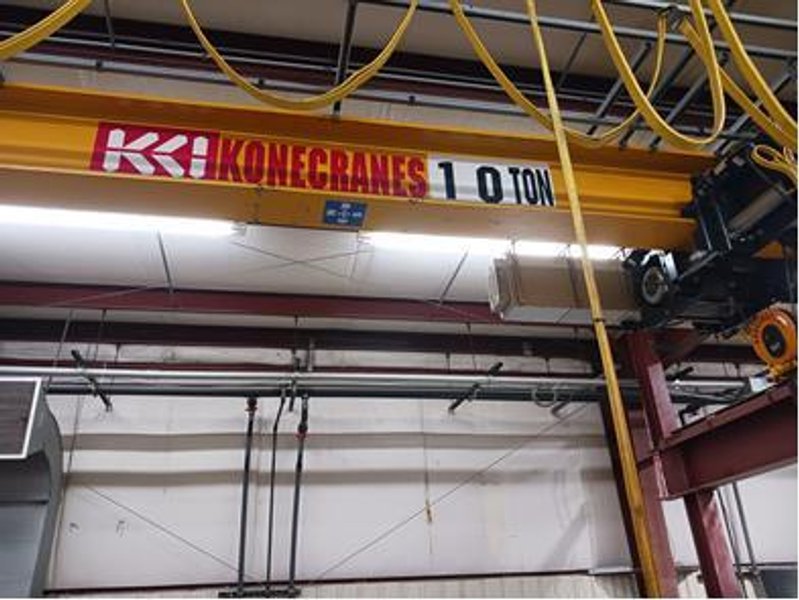 10 TON KONE OVERHEAD BRIDGE CRANE SINGLE GIRDER : YOBRO 26395
