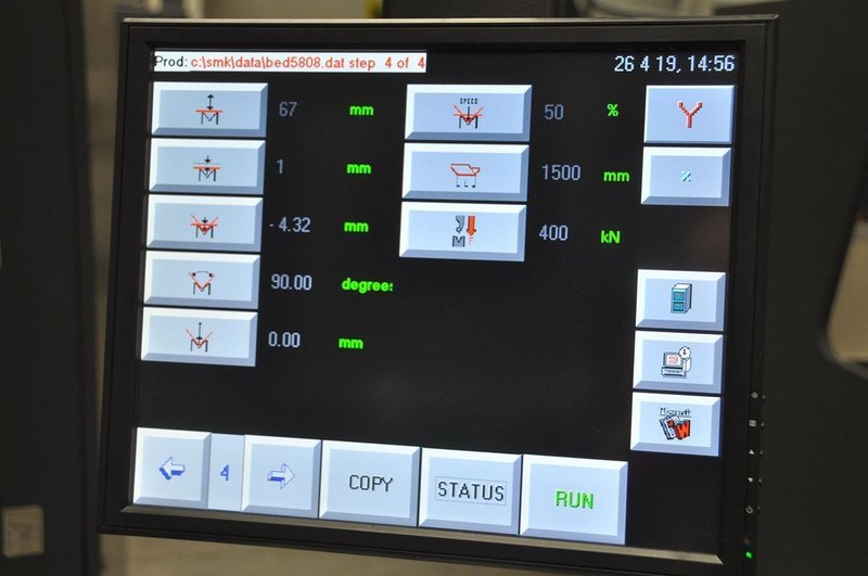 Safan - E-brake SMK 40 ton x 2050 mm CNC