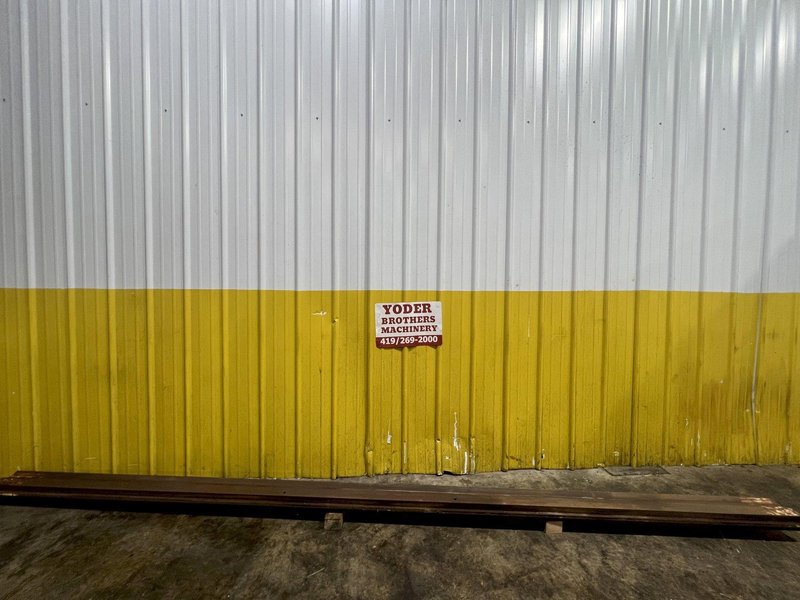 14' (170")  x 8" GOOSENECK TOP PUNCH BRAKE DIE: STOCK 17163