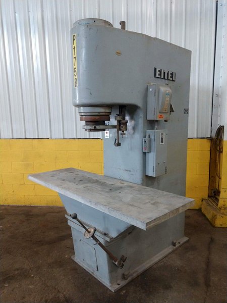 60 TON EITEL MODEL RP60 HYDRAULIC PRECISION STRAIGHTENING PRESS, 8" STROKE: STOCK #14296