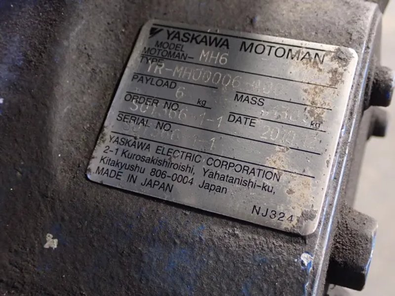 Motoman / Yaskawa Electric 2.0kva Robot - Mh6