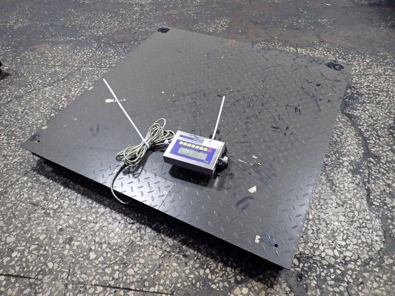 Industrial Scales  5000 Lbs / 48" X 48" Digital Floor Scale  - Lp760-4x4