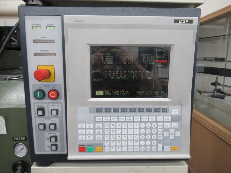 Makino Edge2-A16MA CNC Sinker EDM, MGF-30 Control, 16 ATC, C-Axis, 30 Amp, MA Head- Auction Item