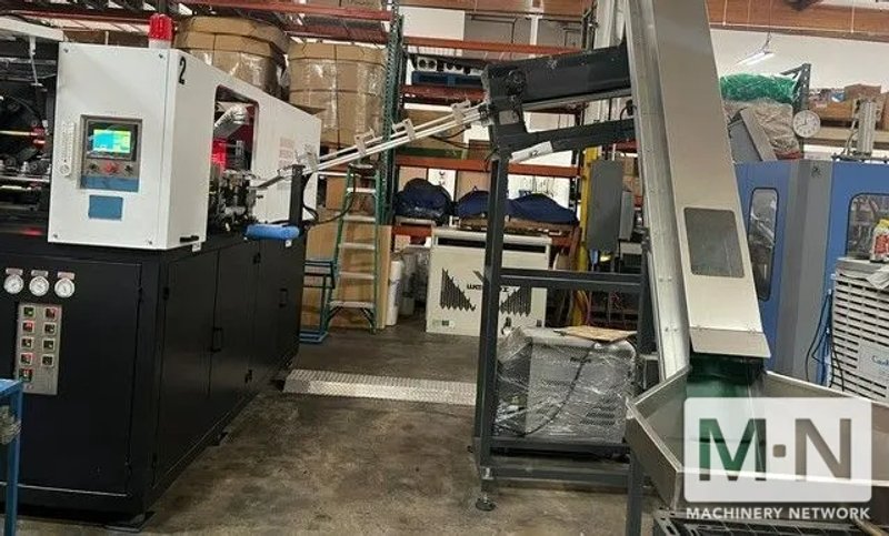 DUAL CAVITY FILL PET BLOW MOLDING MACHINE MODEL ECO-2LH MFG 2021