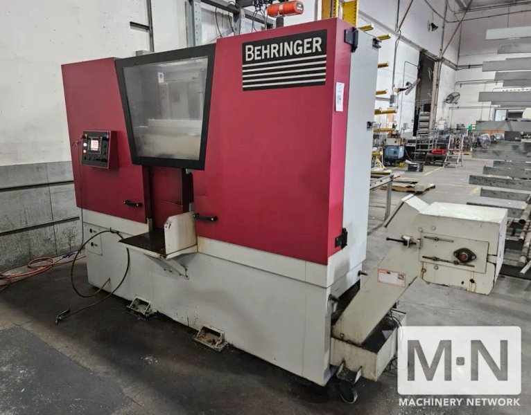 16" x 20" Behringer HBE 411A Automatic Horizontal Band Saw, 2016