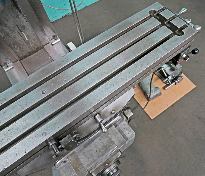 Bridgeport 9" x 48" 8-Speed Step-Pulley Vertical Milling Machine, Series I
