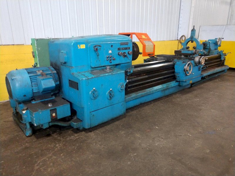 25" X 144" MONARCH SERIES 80 MODEL 2516 HEAVY DUTY ENGINE LATHE, 3" HOLE: STOCK #14833
