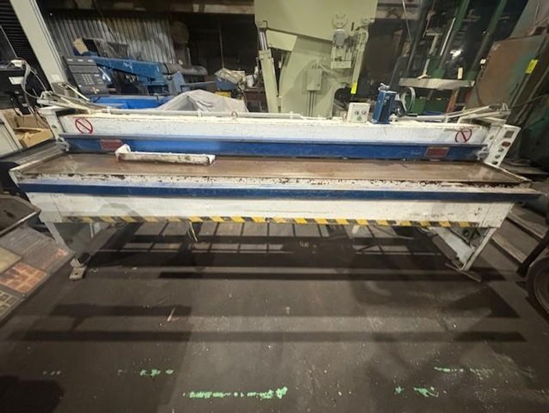 10' X 16 GA SCHECHTL MODEL #SMT310/BV ELECTRO MECHANICAL POWER SHEAR STOCK# 4478