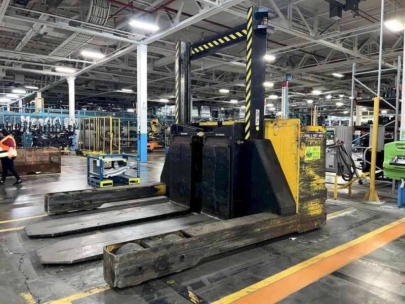 60,000 LBS RICO MODEL #HLR600 ELECTRIC FORKLIFT / DIE-CART / COIL-CARRIER: STOCK #16894
