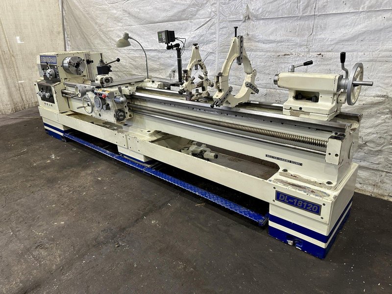 18"X 120" BIRMINGHAM  MODEL # DL18120 GAP BED ENGINE LATHE: STOCK #77942