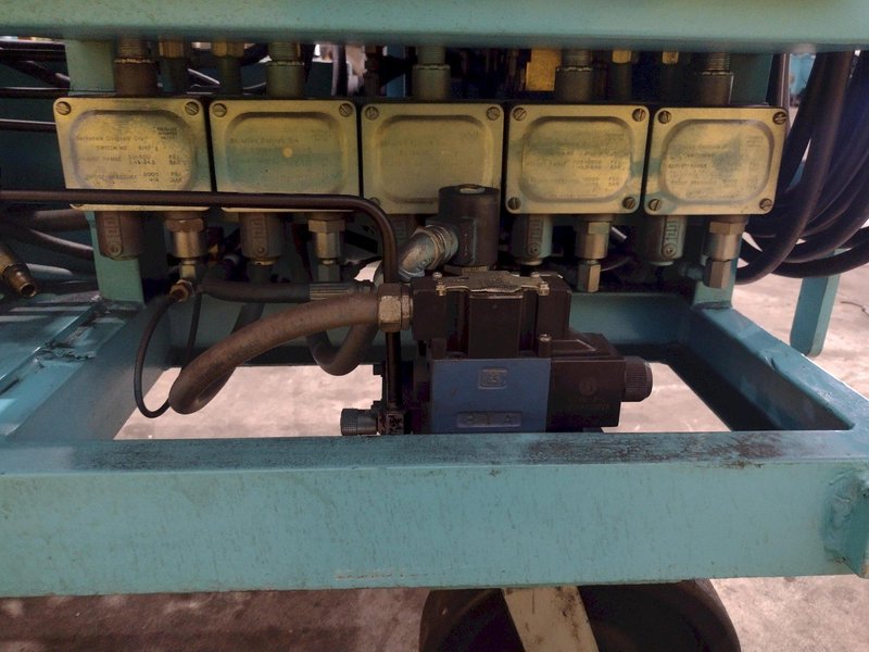 40 TON MODERN HYDRAULICS 4 CYLINDER PORTABLE HYDRAULIC DIE SETTING &amp; SEPARATING SYSTEM: STOCK #23776