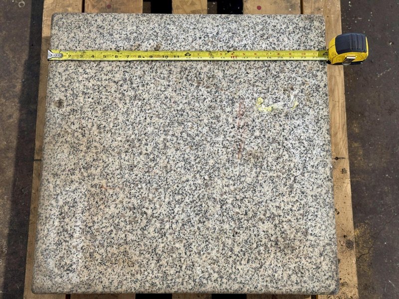24" X 24" X 5" HERMAN STONE GRANITE SURFACE PLATE. STOCK # 1086126
