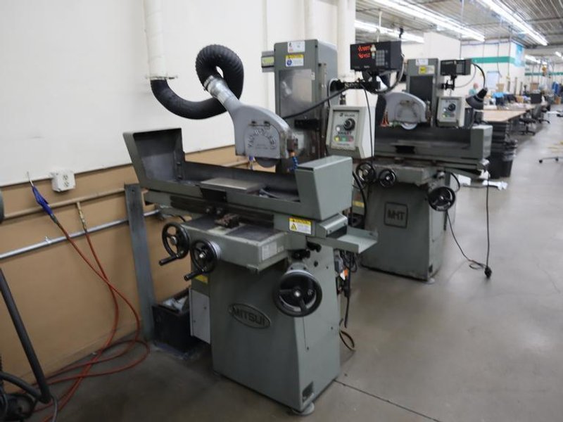 Mitsui High Tec MSG-200MH 6" x 12" Hand Feed Surface Grinder, Variable Spindle Speed, EM Chuck, Sony 2-Axis DRO, Vac-U-Guard, Coolant- Auction Item