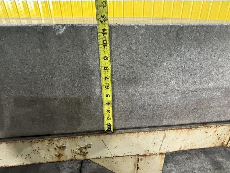 72" X 48" X 12" RAHN GRAY GRANITE PRECISION SURFACE INSPECTION PLATE: STOCK 16094