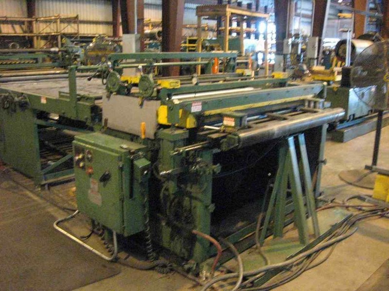 60" x 0.075" x 20,000# Rowe Cut To Length Line
