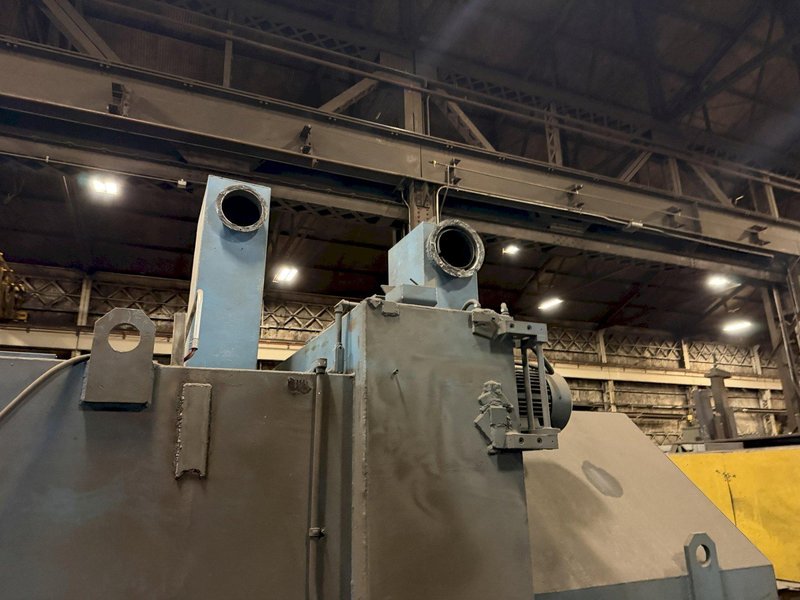 80" WIDE X 36" TALL X (4) 25HP WHEELBRATOR CONVEYOR TYPE SHOT BLASTING MACHINE. STOCK # 1086926