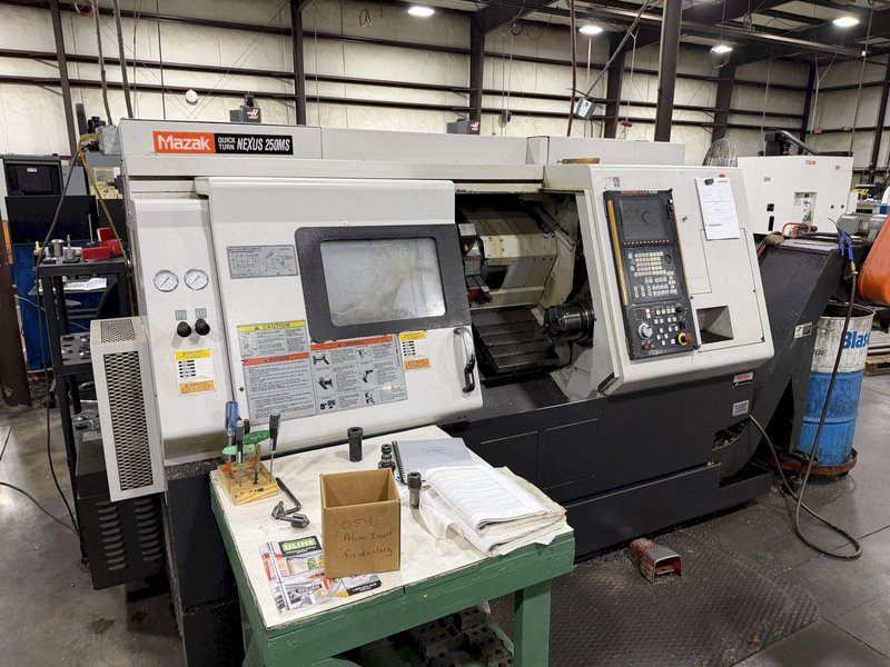 MAZAK QUICK TURN NEXUS 250MS CNC LATHE. STOCK # 1086726