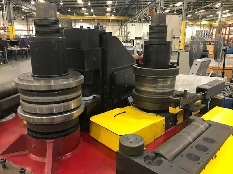 (2015) 10" X 10" X .40" TAURING ALPHA-200CNCI CNC ANGLE BENDING ROLL. STOCK # 0744422
